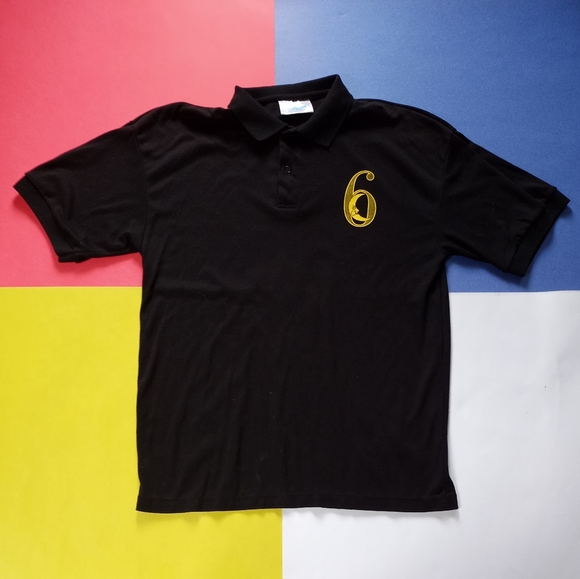 Vintage Moonlight Moon #6 Single Stitch Polo - Picture 2 of 7